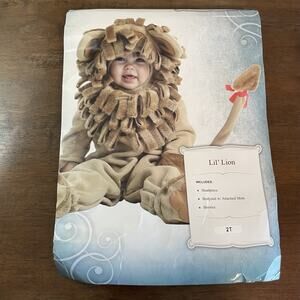 Deluxe Lil Lion Baby Toddler 2T Novelty Halloween Costume Dress Up Cosplay NWT